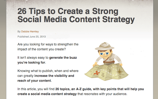 social media content strategy
